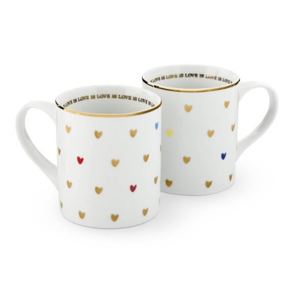 Williams Sonoma HRC Love is Love Mugs (Set of 2) - Picture 2 of 4